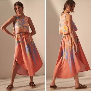 Anthropologie Saturday/Sunday Jolie multicolor maxi dress